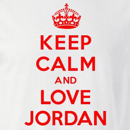 : ShirtScope I Love Jordan T Shirt I Heart Jordan Tee : Sports &  Outdoors